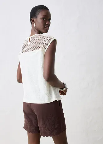 Top din in 100% • ecru • magazin bonprix