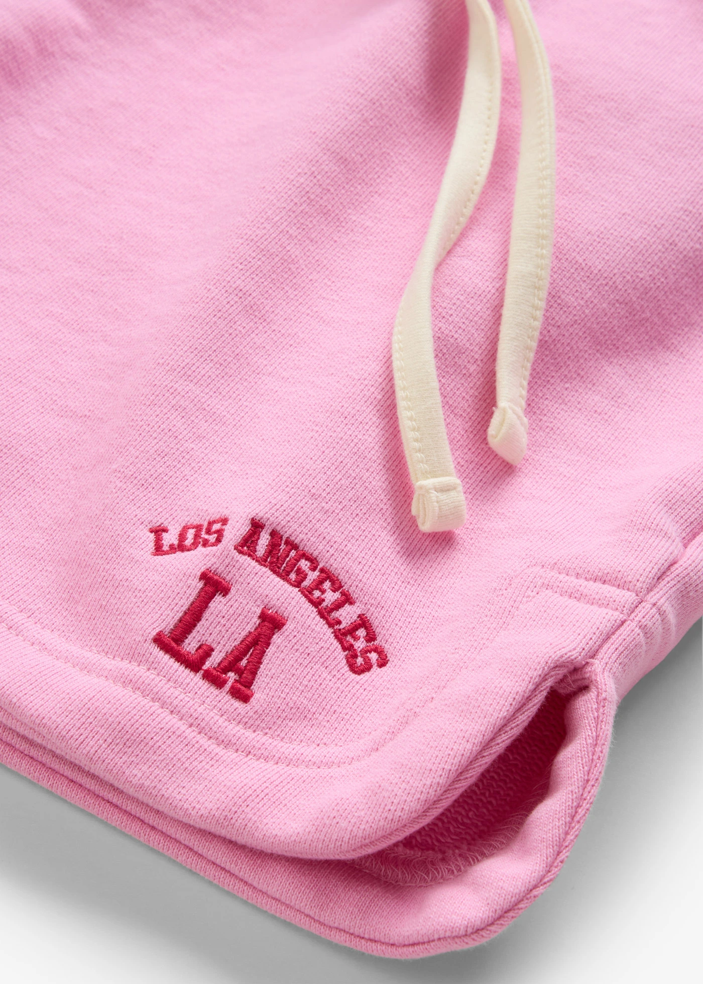 Pantaloni casual scurți din bumbac organic 100% • roz pal • magazin bonprix