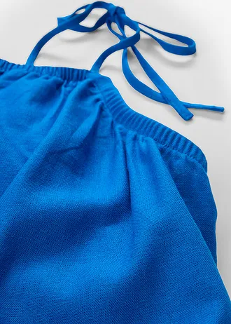 Overál könnyű lenvászon-viszkóz-keverékből • azúrkék • bonprix áruház