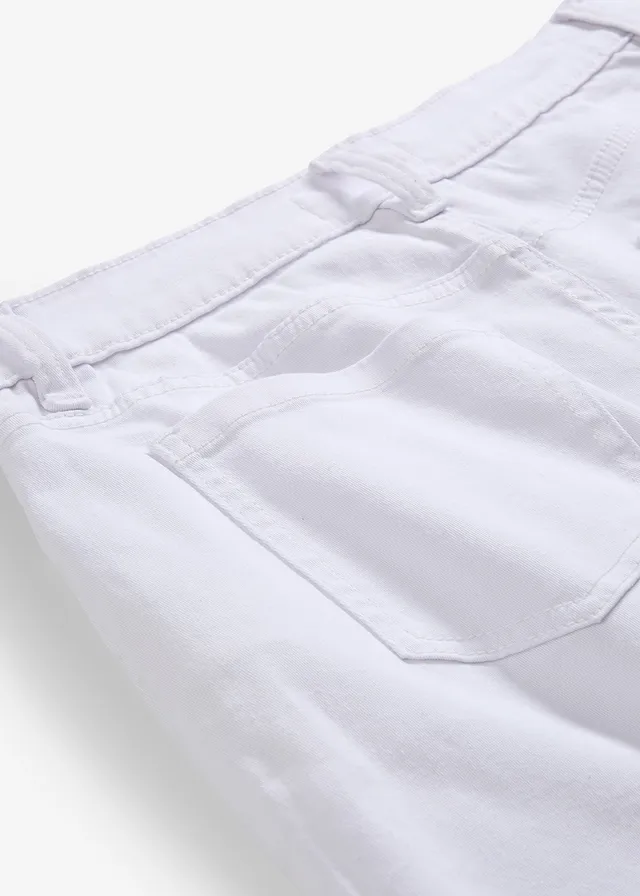 Short taille haute en twill • blanc • product-page.page-title-suffix