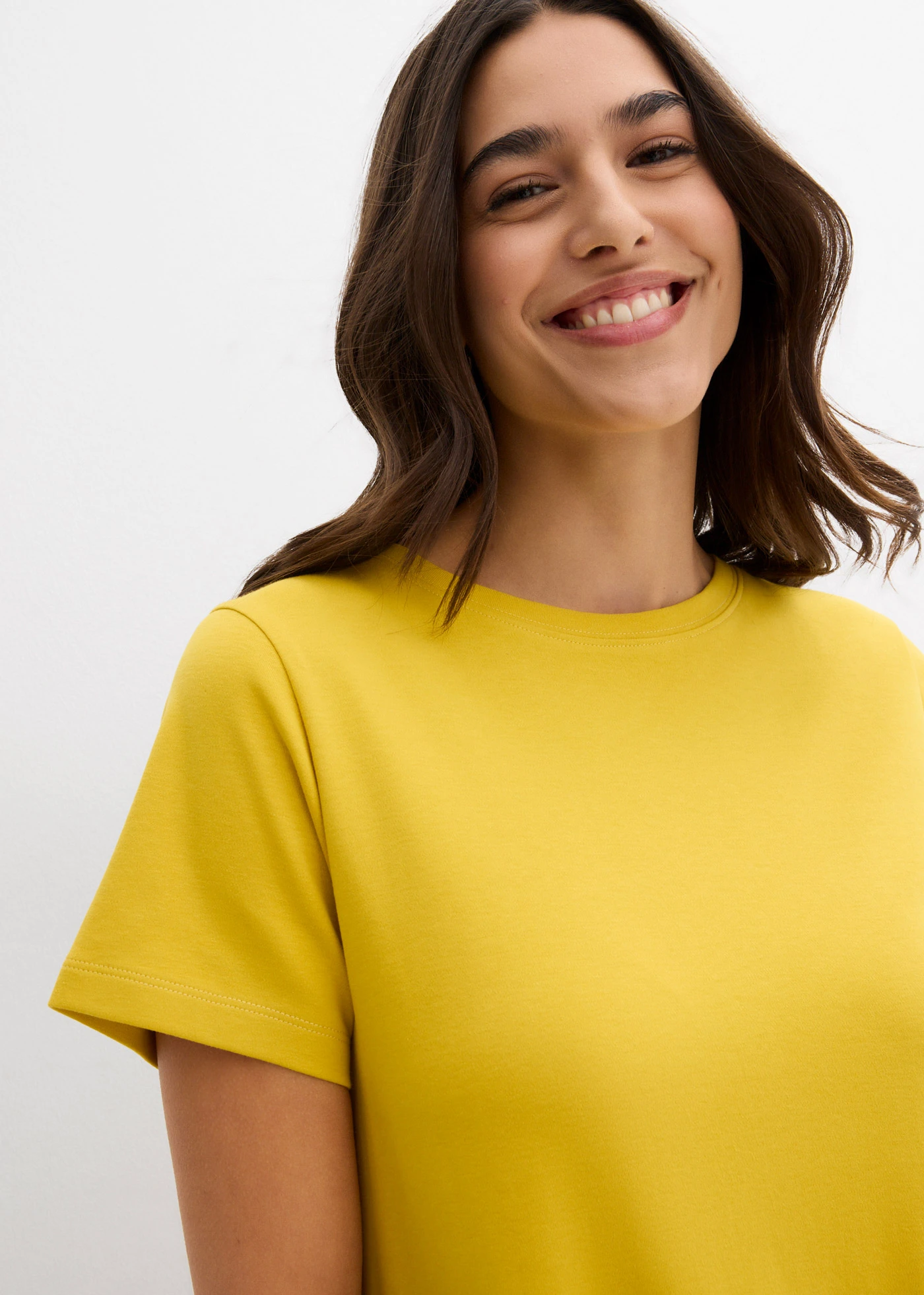 Dzsörzé ruha tiszta bio-pamutból • citrom curry • bonprix áruház