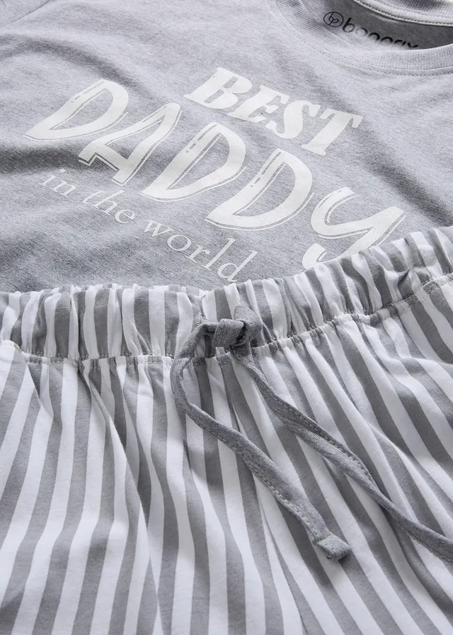 Pyjashort • gris chiné/blanc rayé • product-page.page-title-suffix
