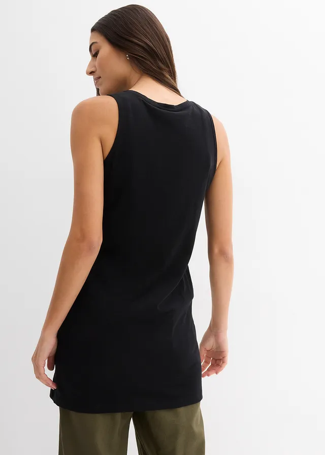 Lot de 2 débardeurs longs 100% coton • noir/melba • product-page.page-title-suffix
