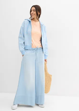 Top z měkké viskózy (2 ks v balení) • černá + broskvová melba • bonprix obchod