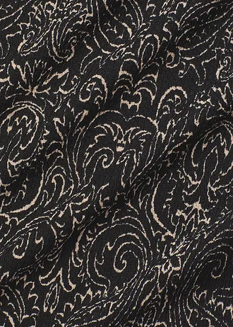 Culotte van jerseycrêpe • zwart/wit gedessineerd • bonprix online shop