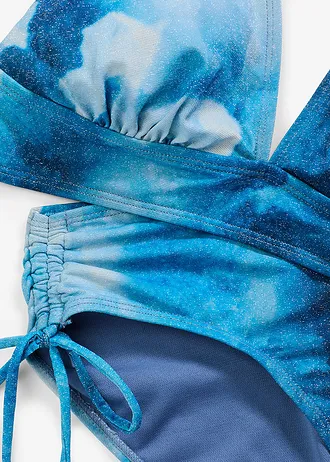 Třpytivé bikiny (2dílná souprava) • modrá • bonprix obchod