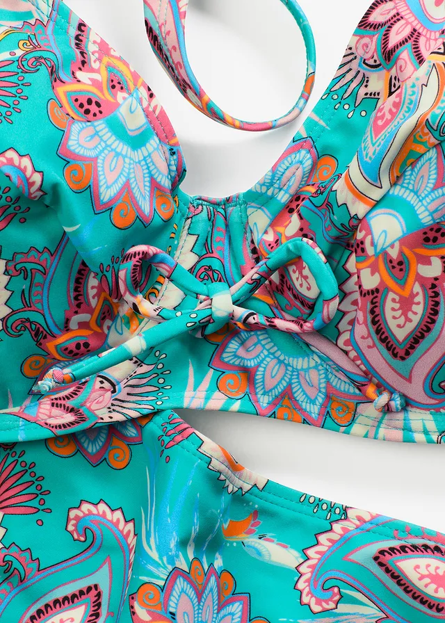 Bikini minimiseur à armatures (ens. 2 pces) • turquoise paisley • product-page.page-title-suffix