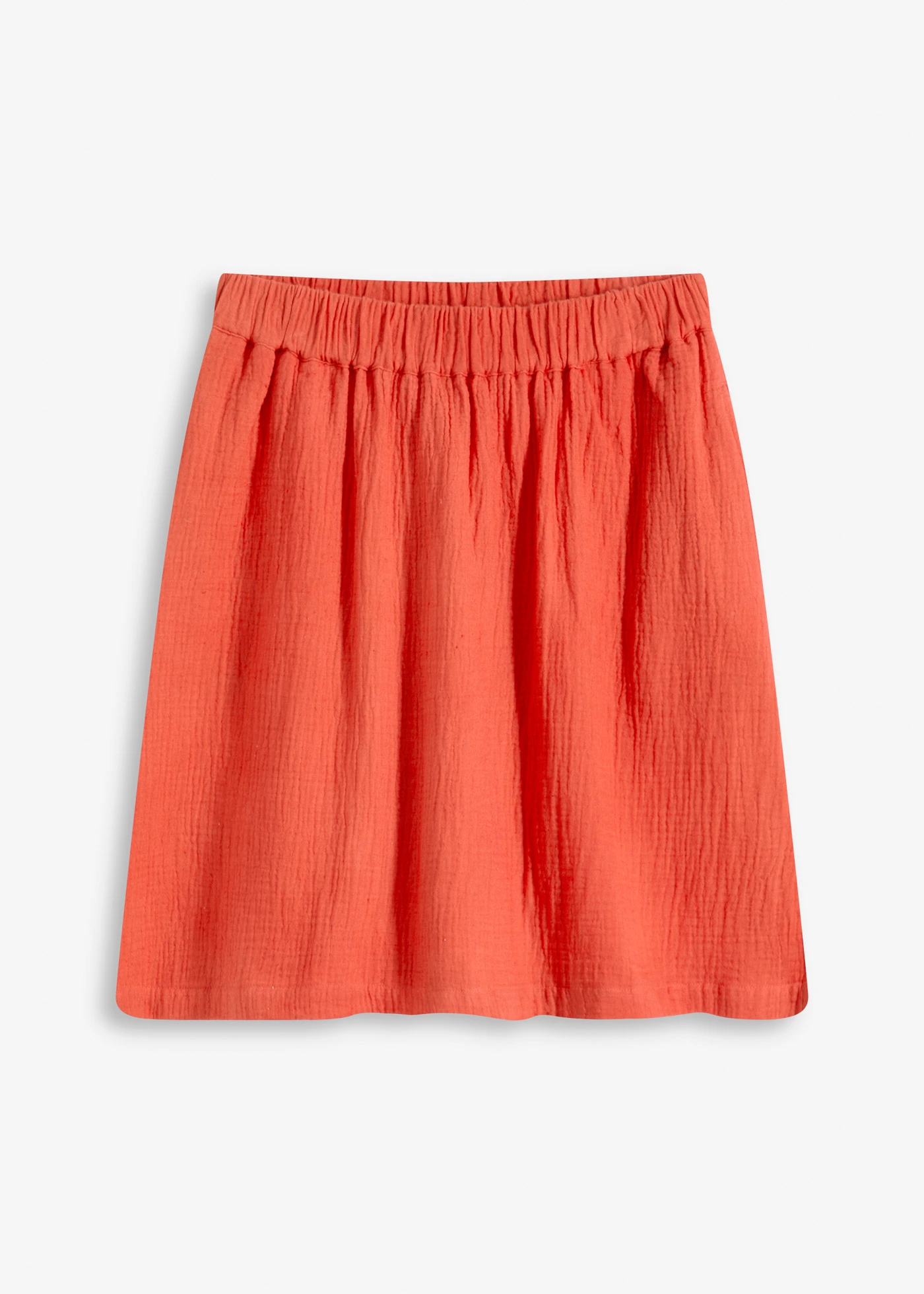 Plážová mušelínová sukně • světle červená • bonprix obchod