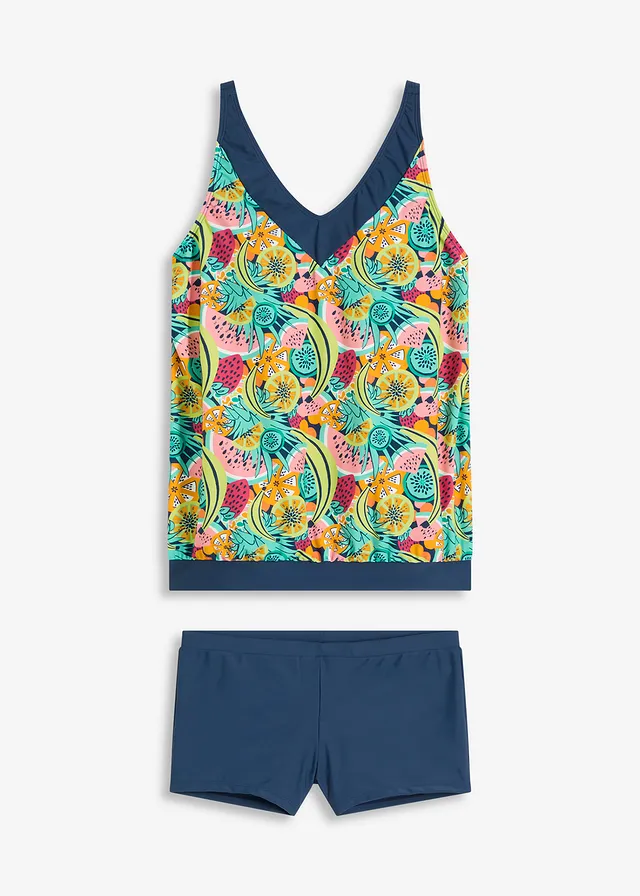 Costum baie tankini oversize (set/2 piese)