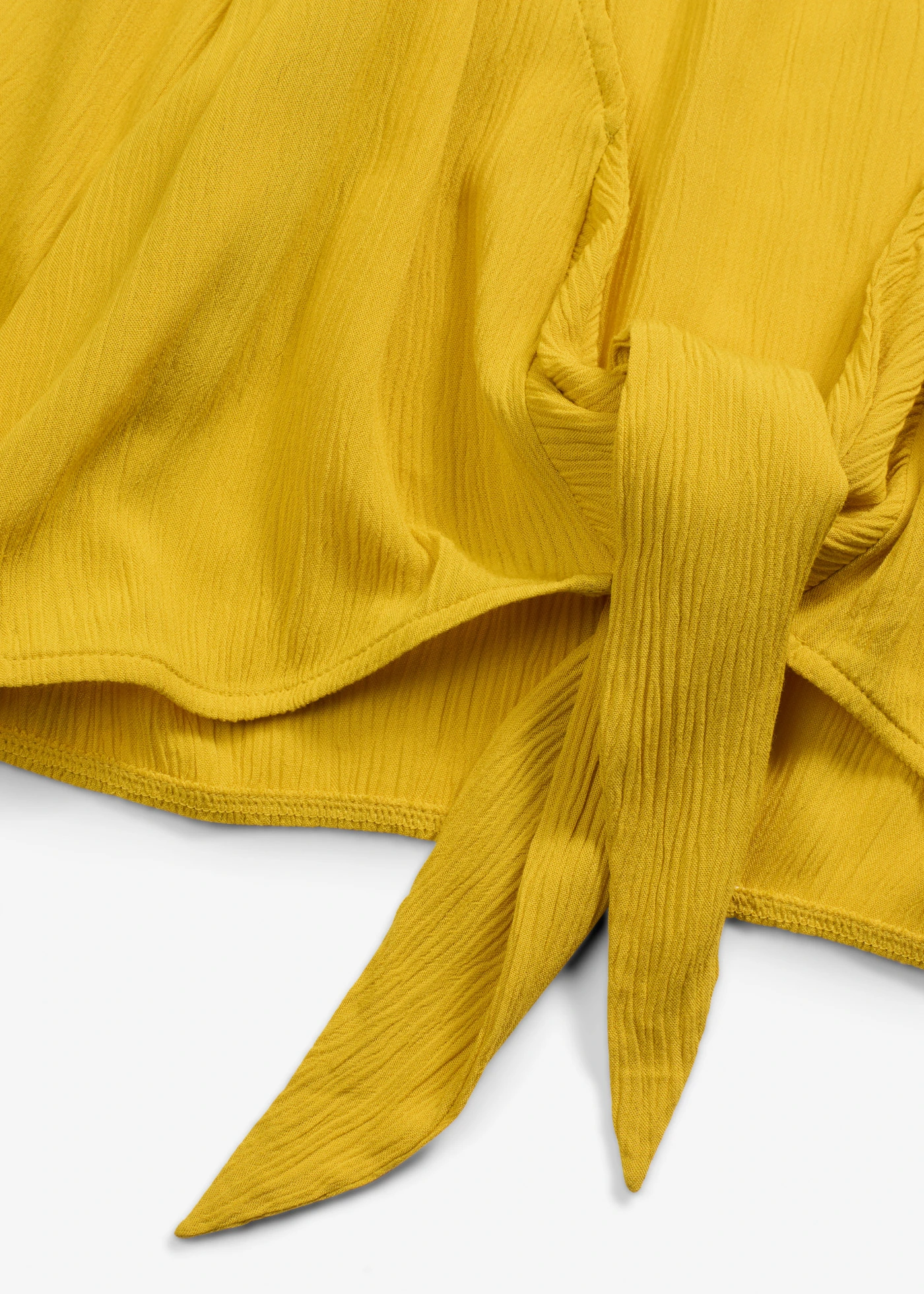 Halenkové triko ze splývavé viskózy • limetkově kari • bonprix obchod