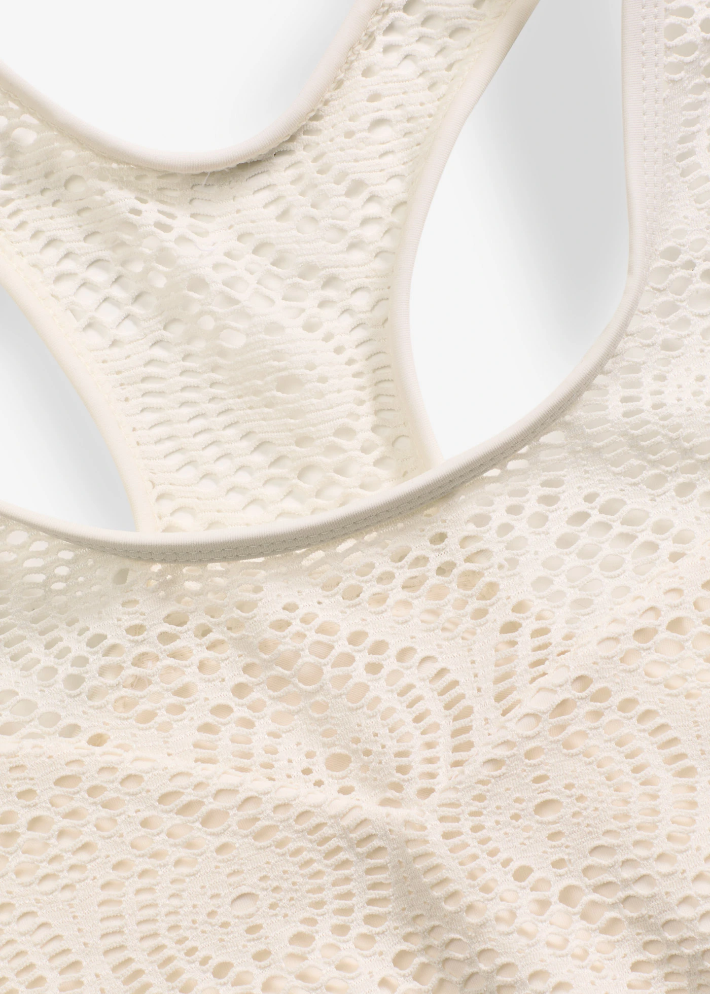 Haut de maillot brassière en dentelle • ecru • Boutique bonprix