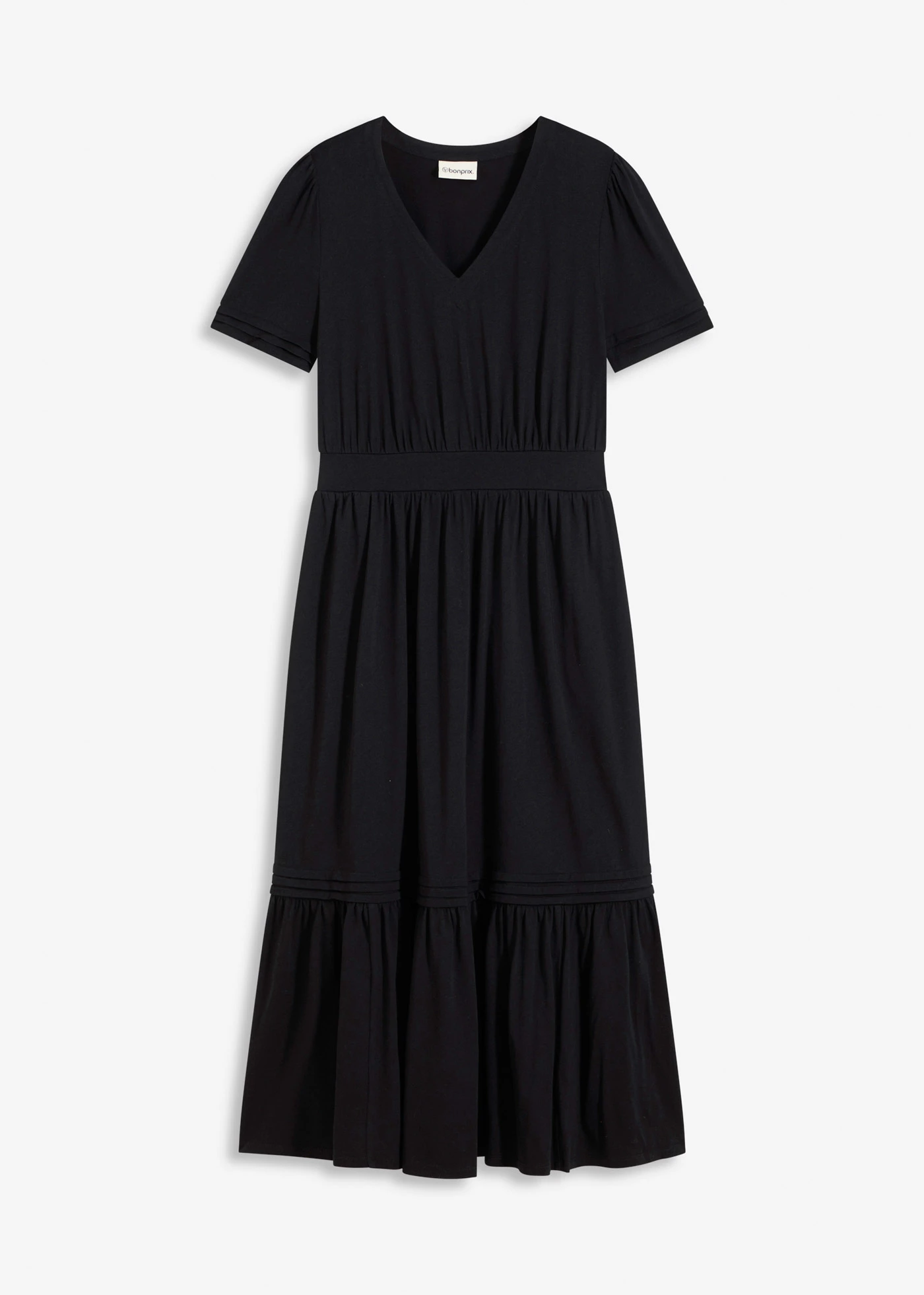 Jersey jurk • zwart • bonprix online shop