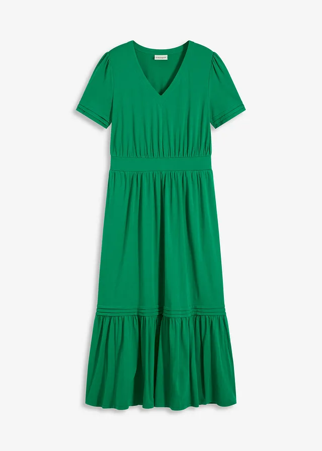 Jersey jurk • edelsteengroen • bonprix online shop