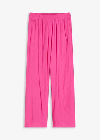 Broek van soepele viscose • fuchsia • bonprix online shop