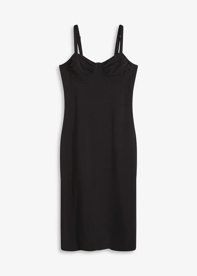 Rochie midi cu croială care pune silueta în valoare