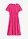 Rozšiřující se žerzejové šaty, barva: fuchsiová