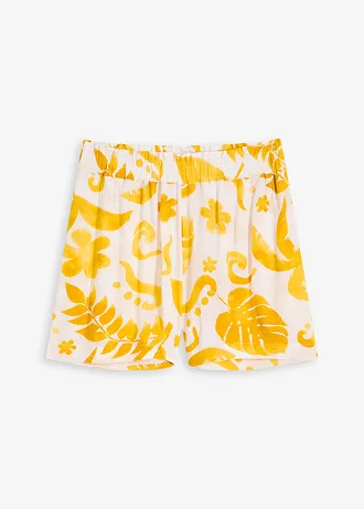 Short en viscose texturée