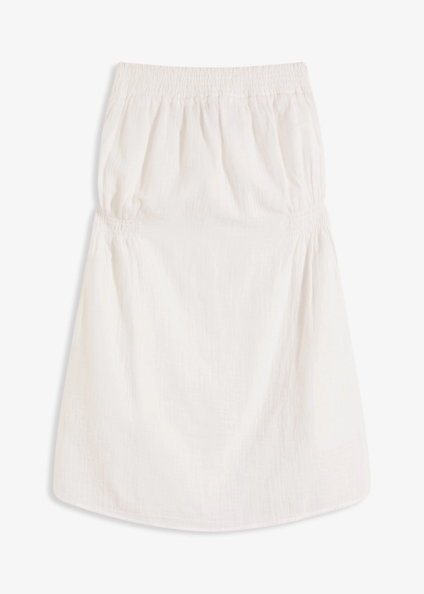 Plážové šaty z mušelínu • bílá • bonprix obchod