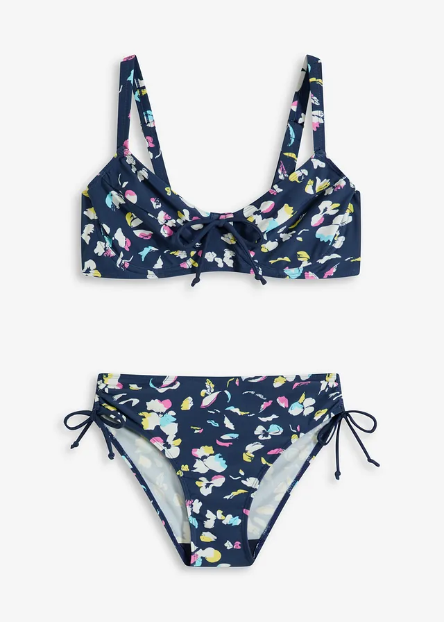 Costum de baie minimizer cu șireturi (set/2 piese)