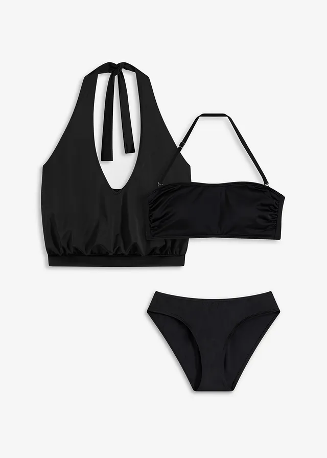Costum de baie tankini (set/3 piese)