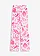 Pantalon large en viscose texturée, Couleur: blanc-fuchsia floral