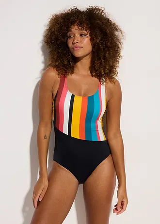 Costum de baie • cu dungi colorate • magazin bonprix