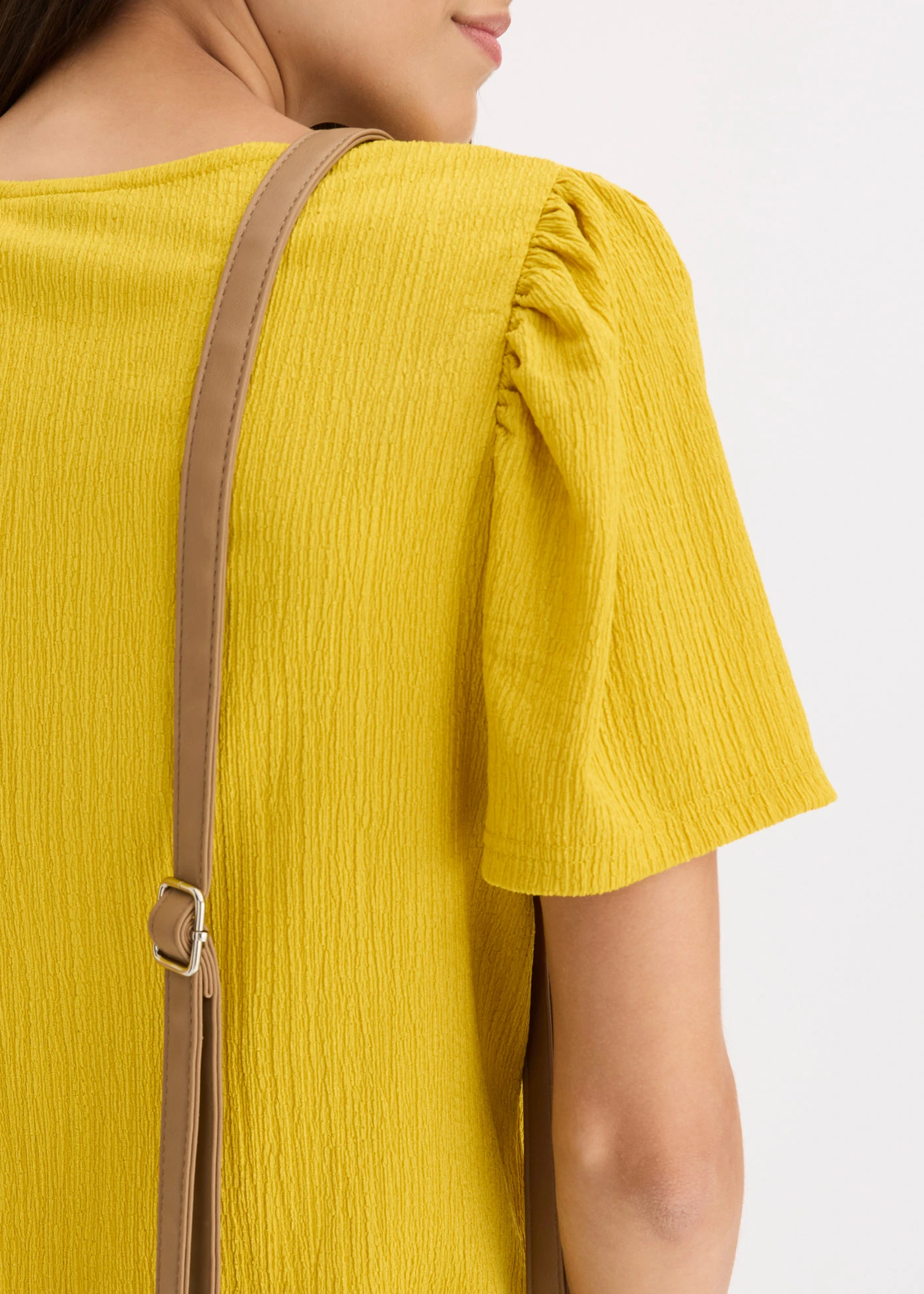 Shirt van gestructureerde crêpe • lemoncurry • bonprix online shop