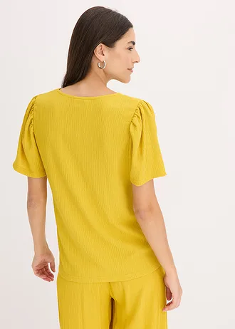 Shirt van gestructureerde crêpe • lemoncurry • bonprix online shop