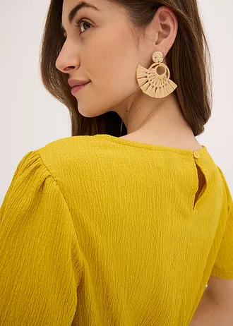 Robe évasée en jersey • curry • Boutique bonprix