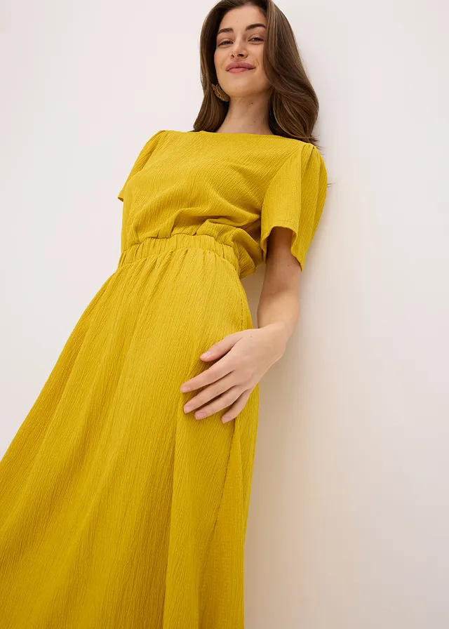 Robe évasée en jersey • curry • product-page.page-title-suffix