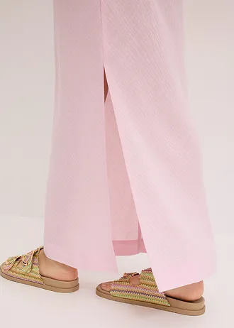 Dlouhá sukně s rozparkem • křišťálově růžová • bonprix obchod