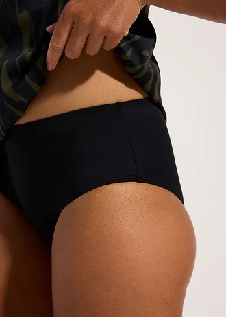 Costum de baie tankini cu inel (set/2 piese) • kaki-negru grafic • magazin bonprix