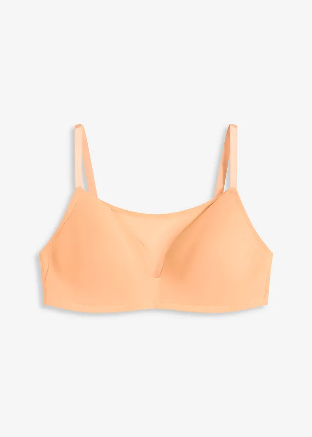 Soutien-gorge à coques et mesh, sans armatures