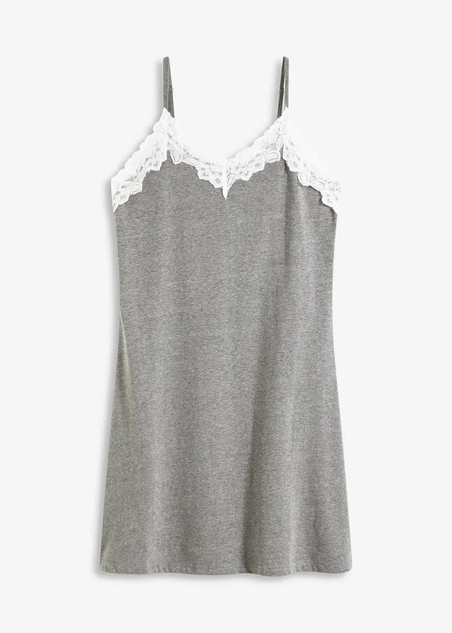 Cămașă de noapte cu bretele subțiri