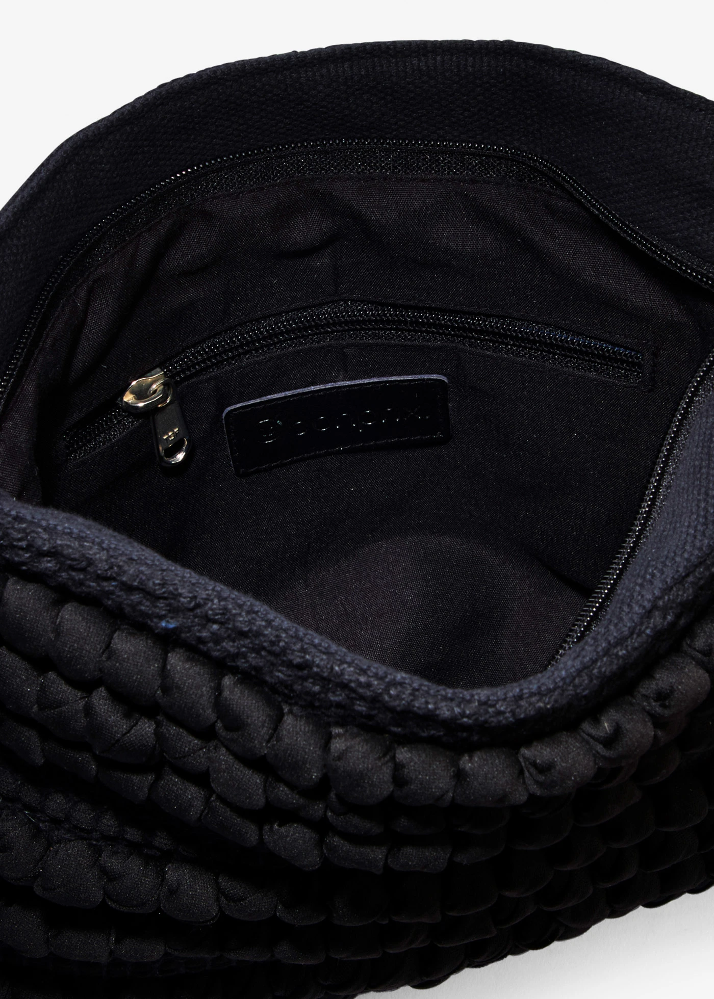 Stoffen schoudertas • zwart • bonprix online shop