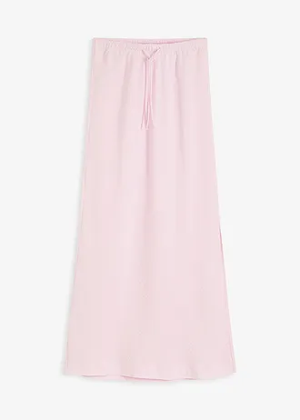 Dlouhá sukně s rozparkem, barva: křišťálově růžová