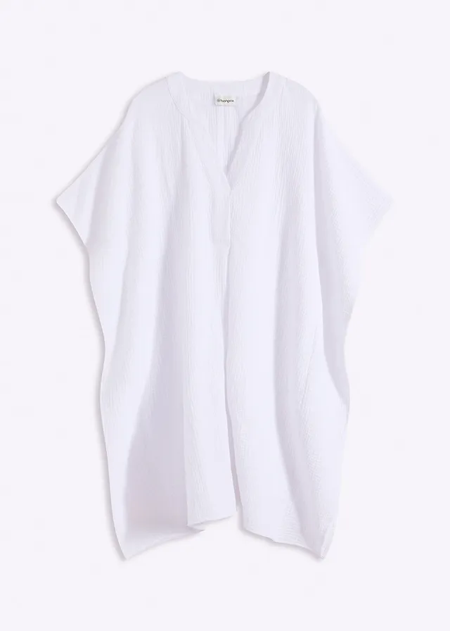 Strandtuniek van mousseline