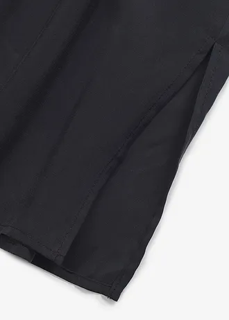 Midirok met soepele viscose • zwart • bonprix online shop