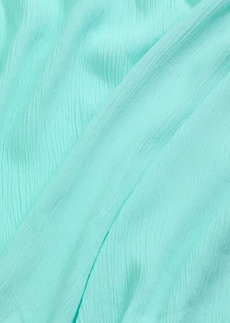 Blousetop met halternek van gestructureerde viscose • pacifisch groen • bonprix online shop