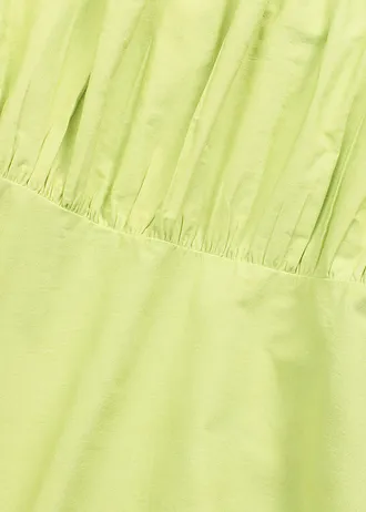 Mini jurk van biolgisch katoen • citrusgeel • bonprix online shop