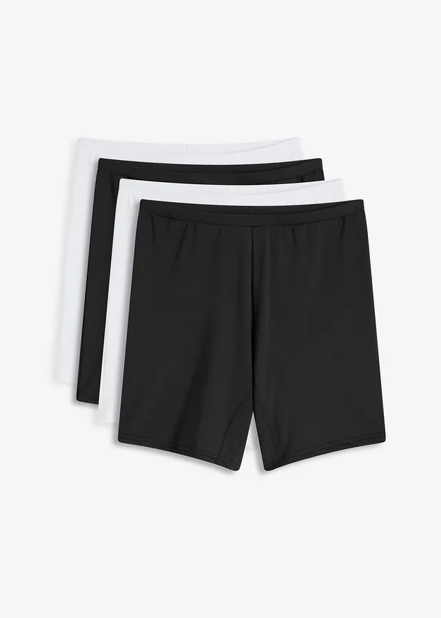 Bokserki midi z wysokim stanem (4 pary) - Bonprix