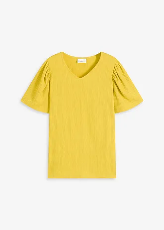 Shirt van gestructureerde crêpe • lemoncurry • bonprix online shop