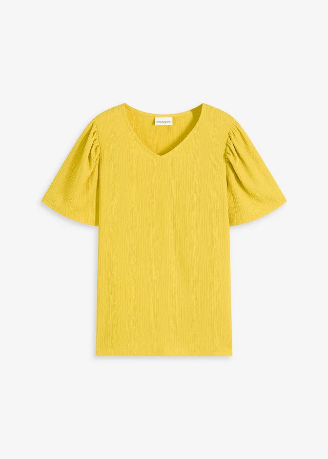 Shirt van gestructureerde crêpe • lemoncurry • bonprix online shop