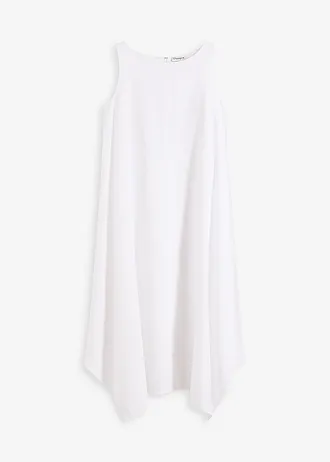 Šaty na ramínka, z jemné viskózové směsi • bílá • bonprix obchod