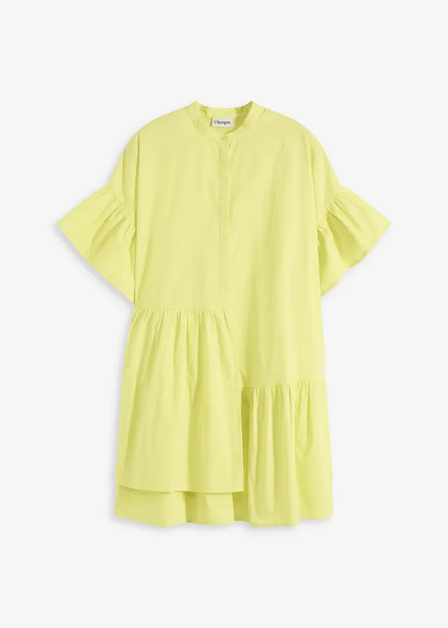 Tuniekjurk van biologisch katoen • citrusgeel • bonprix online shop