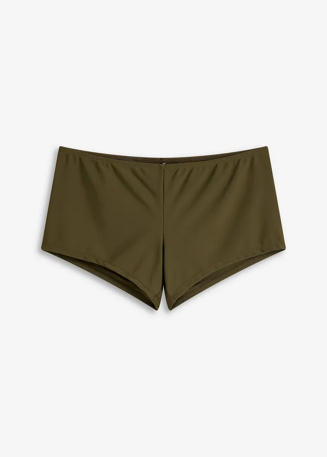Bokové bikinové kalhotky • tmavě olivová • bonprix obchod