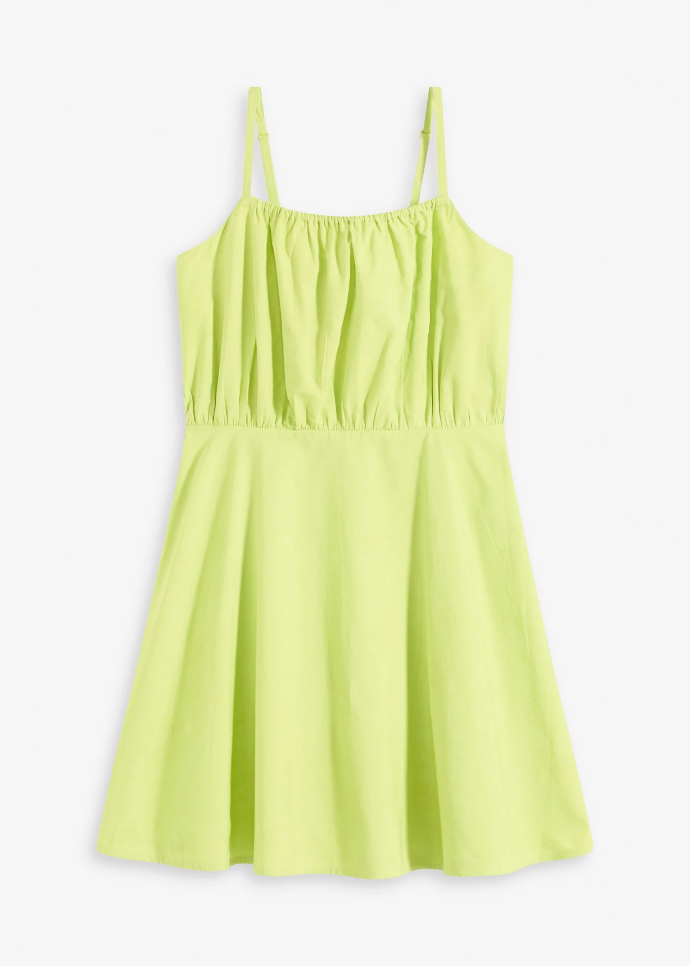 Mini jurk van biolgisch katoen • citrusgeel • bonprix online shop