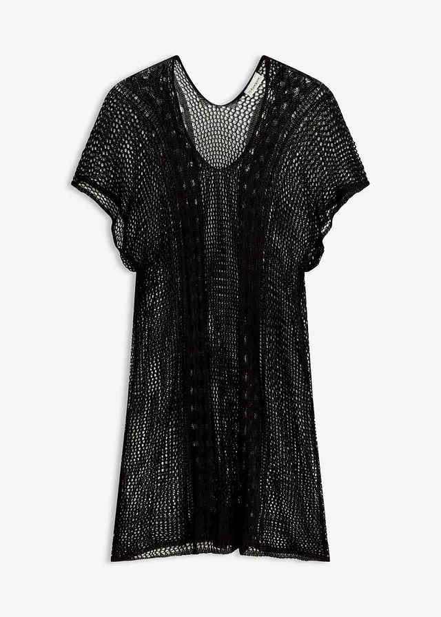 Strandjurk in gehaakte look van soepele viscose