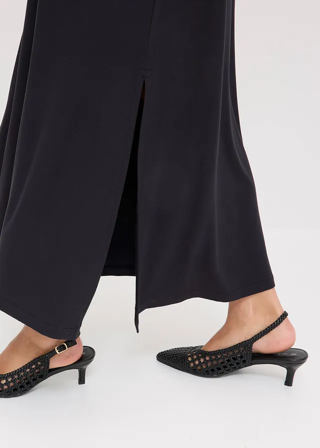 Jersey jurk van soepele viscose • zwart • product-page.page-title-suffix