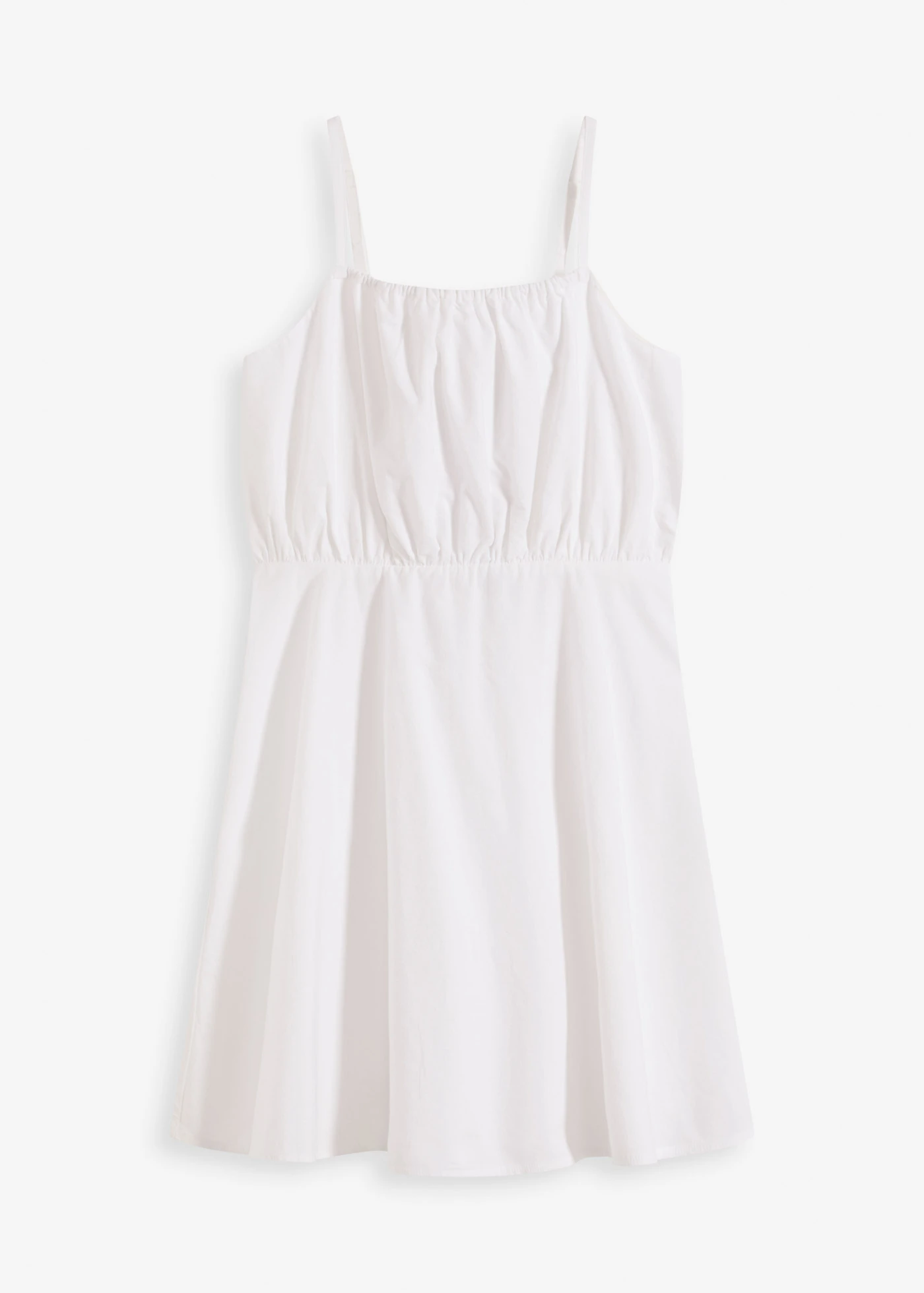 Mini jurk van biolgisch katoen • wit • bonprix online shop